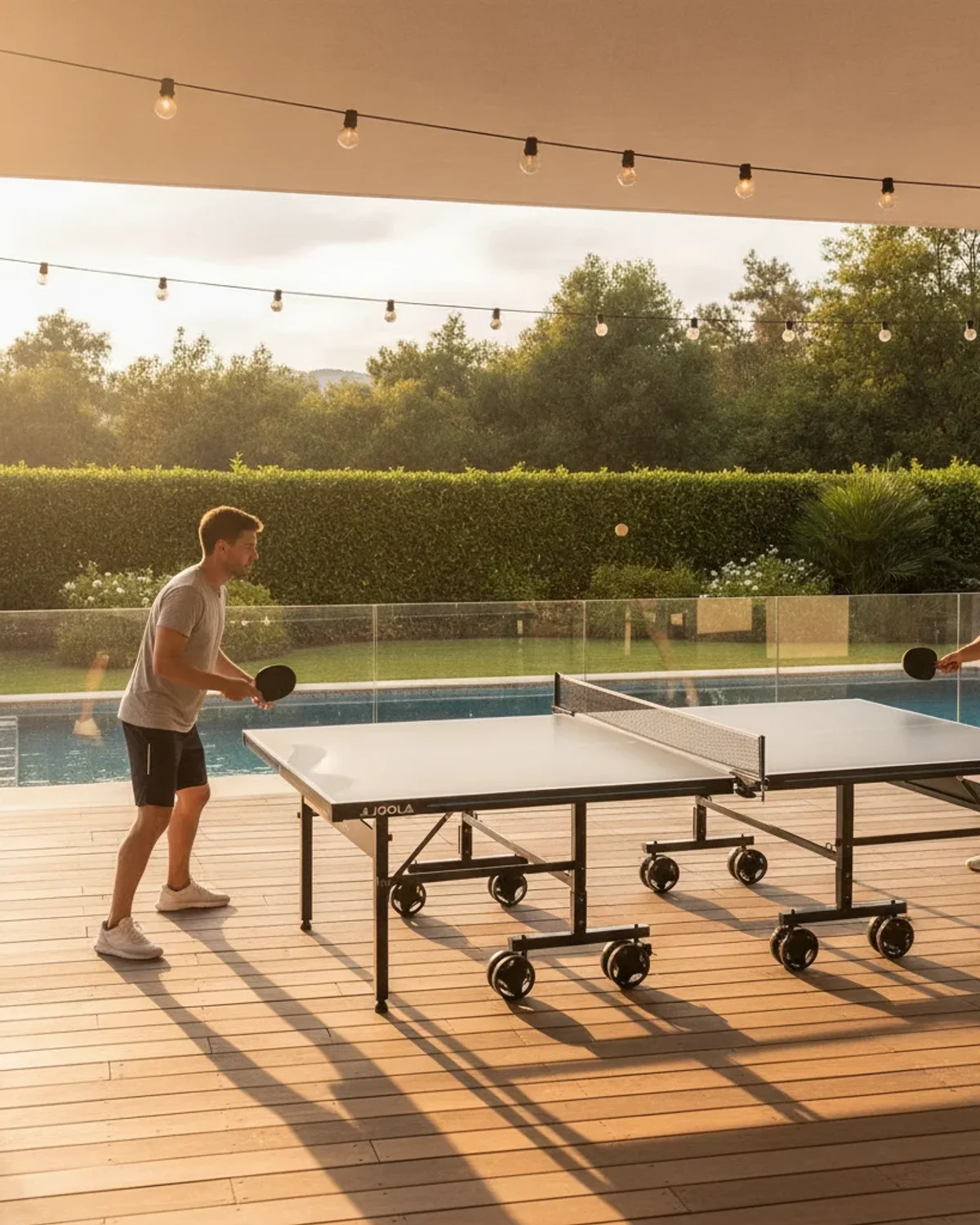 שולחן פינג פונג חוץ JOOLA Outdoor J500A — אלומיניום 6 מ"מ